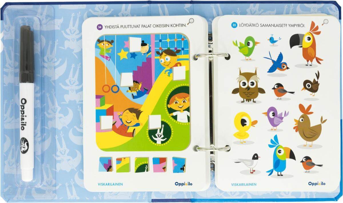 Oppi ja Ilo Viskarilainen Puuhakorttikirja