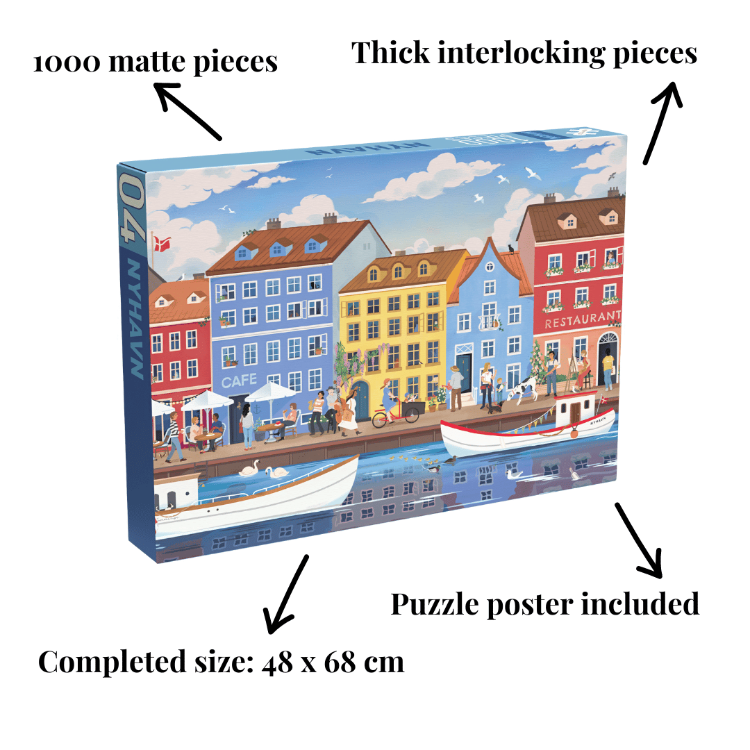 Penny Puzzle Nyhavn 1000 Palan Palapeli