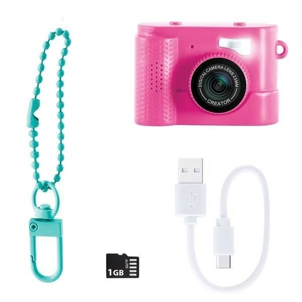 Photo Creator Digital Camera Mini Lasten Kamera Pinkki