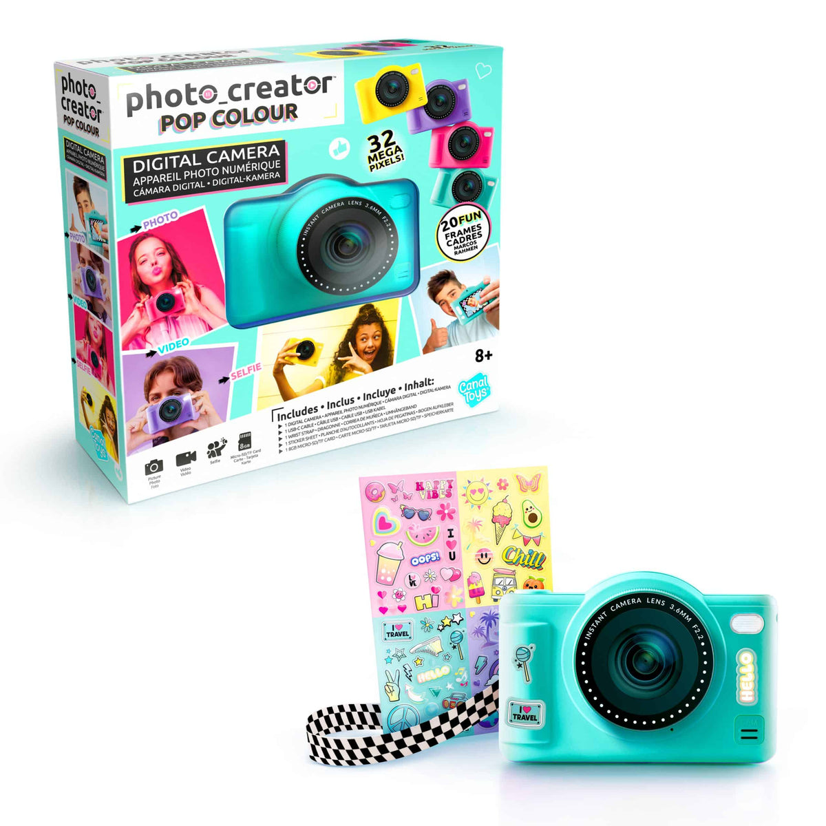 Photo Creator Digital Camera Turkoosi Kompakti Digikamera