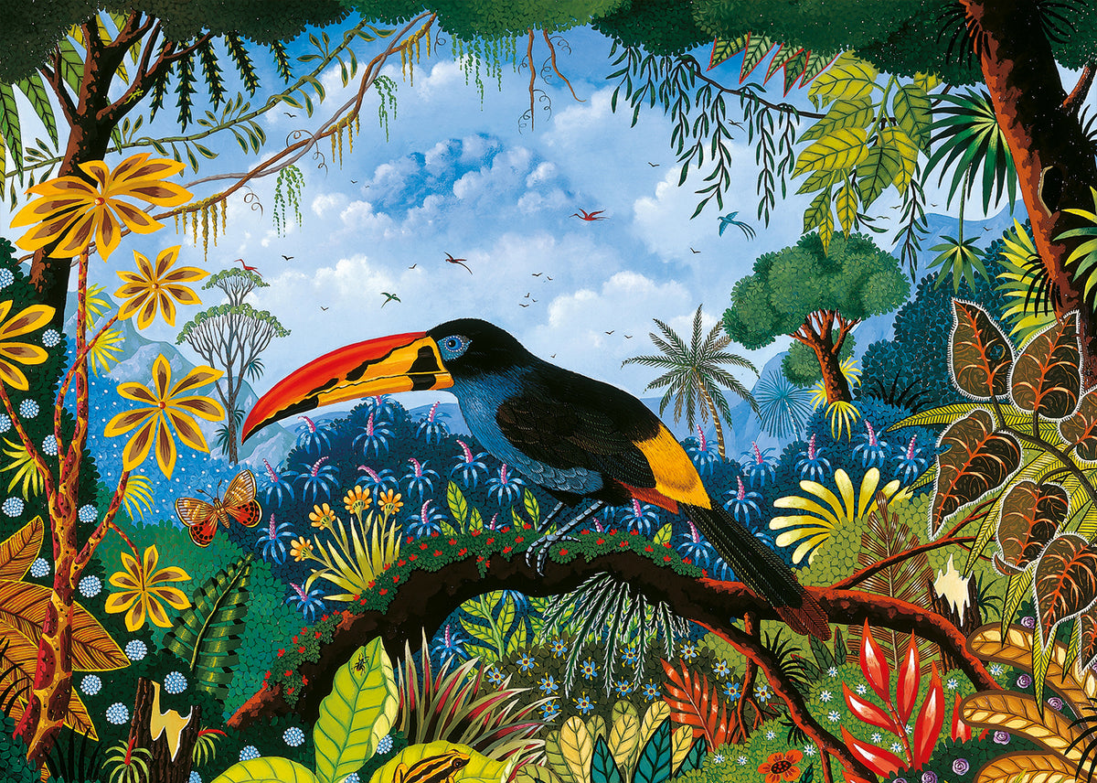 Pieces and Peace 1000 Palan Palapeli Blue Toucan
