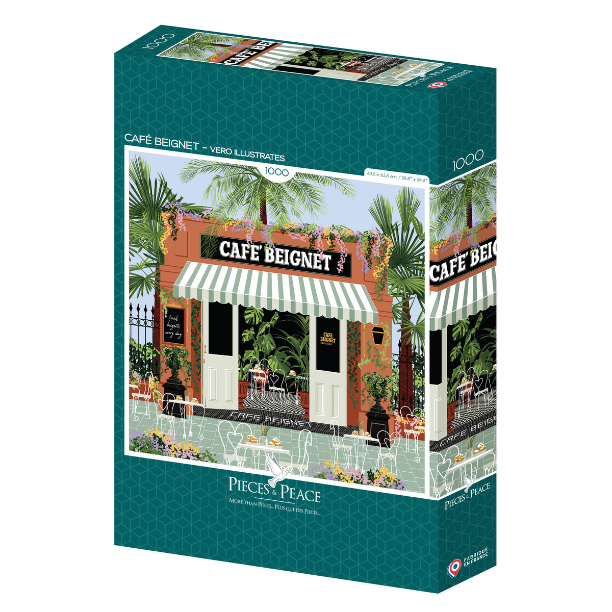 Pieces and Peace 1000 Palan Palapeli Cafe Beignet