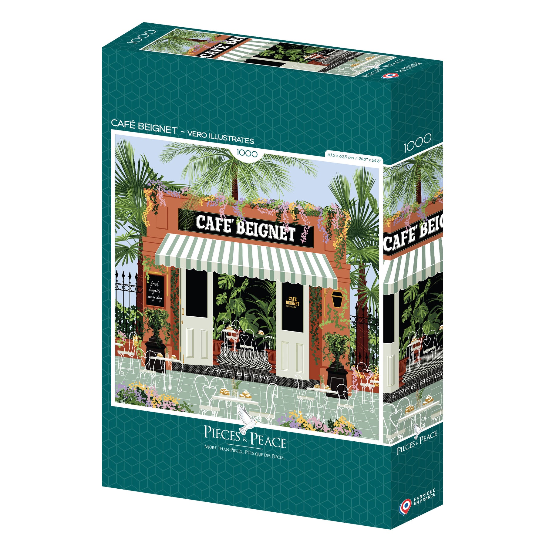 Pieces and Peace 1000 Palan Palapeli Cafe Beignet
