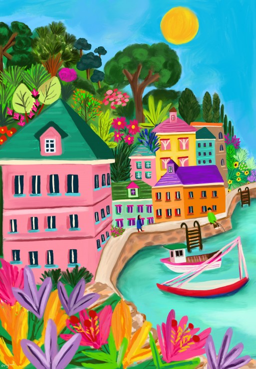 Pieces and Peace 1000 Palan Palapeli Polperro