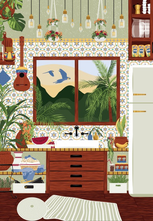 Pieces and Peace 1000 Palan Palapeli Venezuelan Kitchen