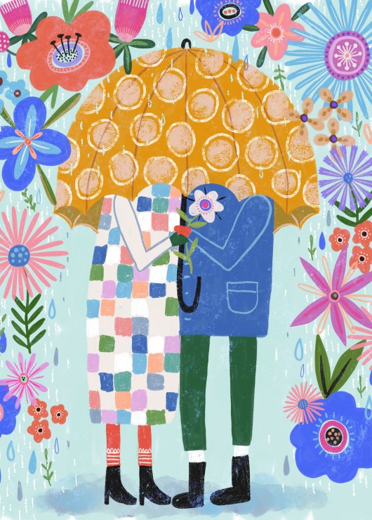 Pieces and Peace 500 Palan Palapeli Flower Shower