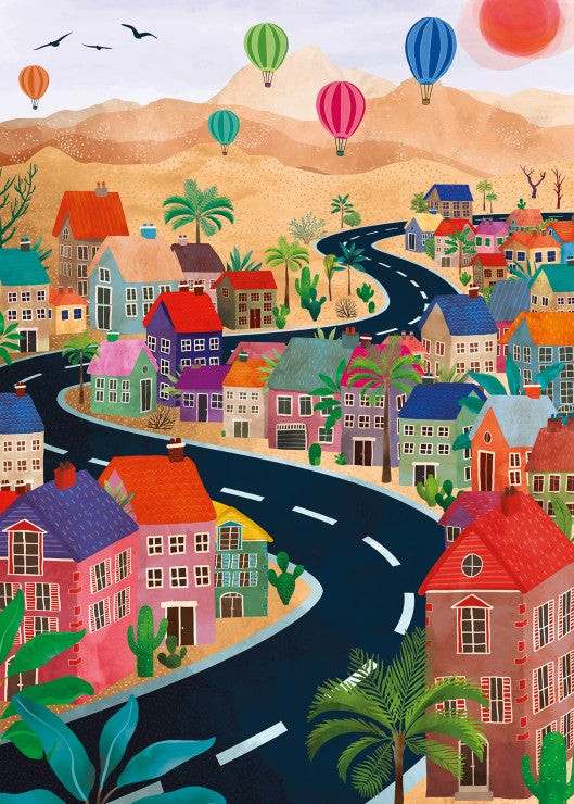 Pieces and Peace 500 Palan Palapeli On The Road