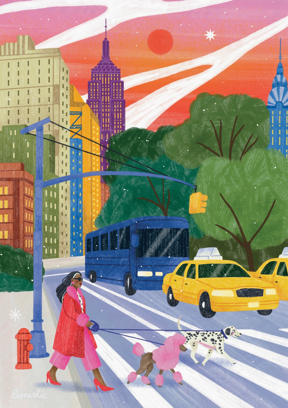 Pieces and Peace 500 Palan Palapeli Take A Walk In New York