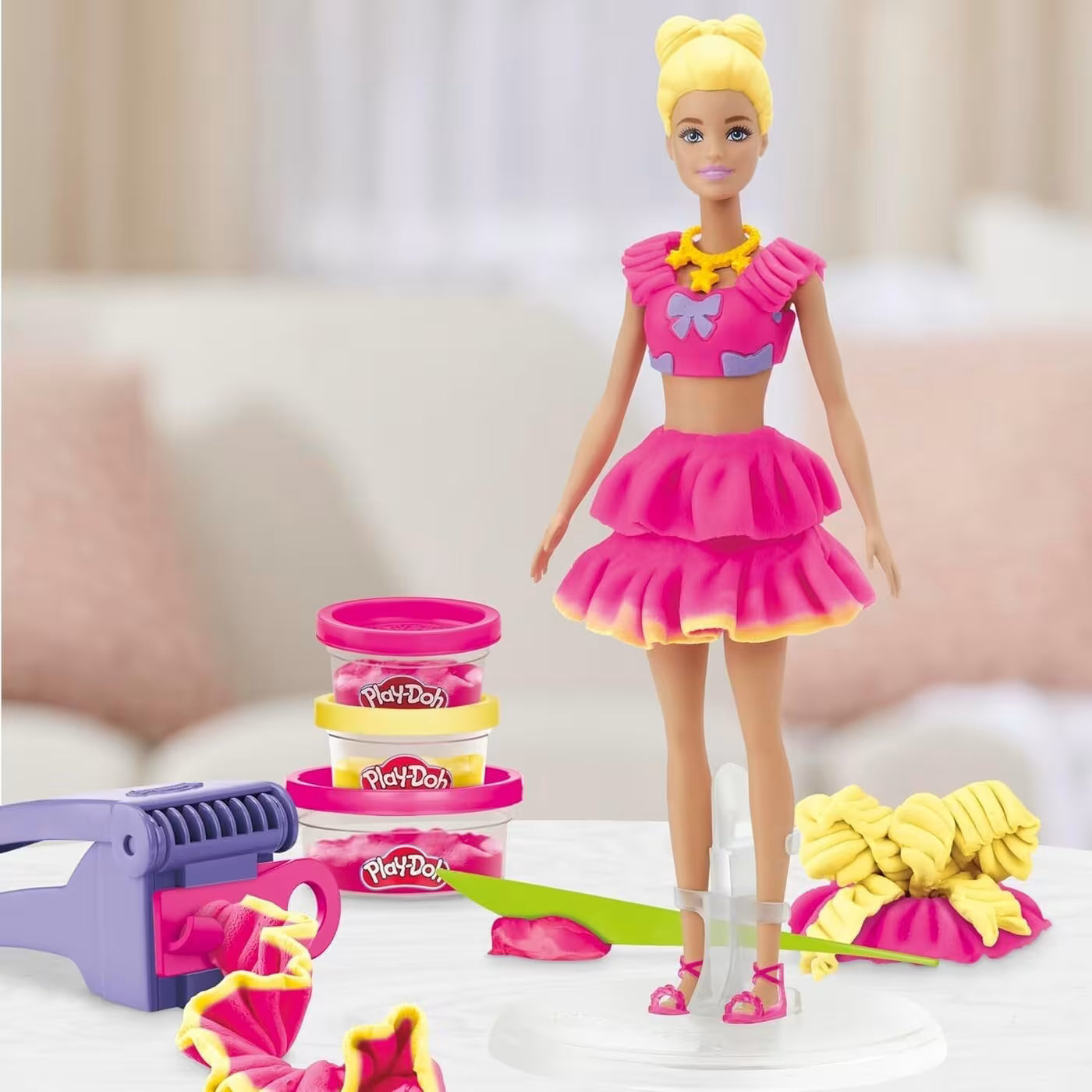 Play-Doh Barbie Vaaleatukkainen Muovailuvahasetti