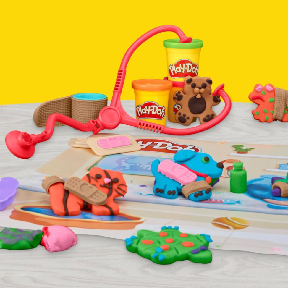 Play-Doh Create & Care Vet Muovailuvaha Eläinlääkärisetti