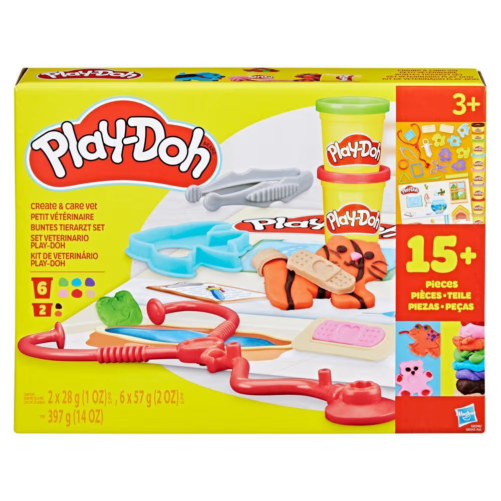 Play-Doh Create & Care Vet Muovailuvaha Eläinlääkärisetti
