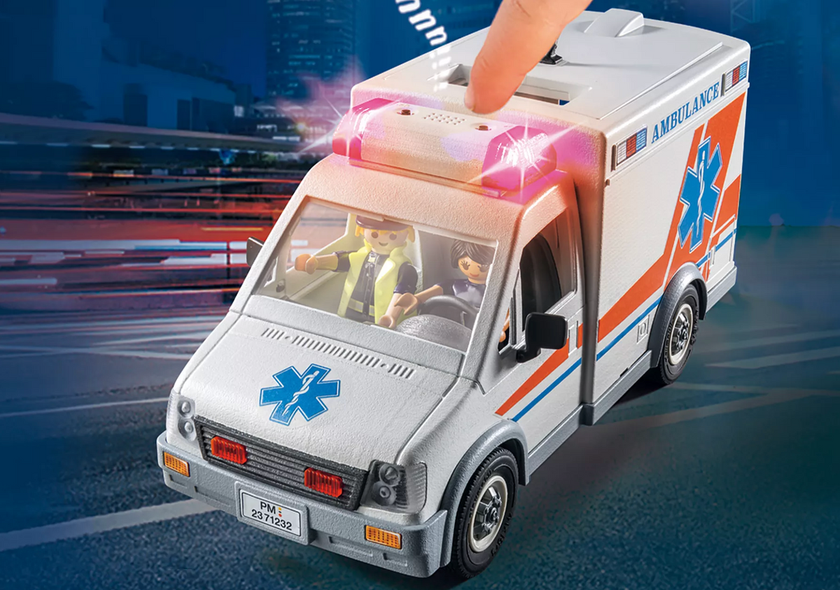 Playmobil 71232 Ambulanssi, Ensihoitajat ja Tarvikkeet