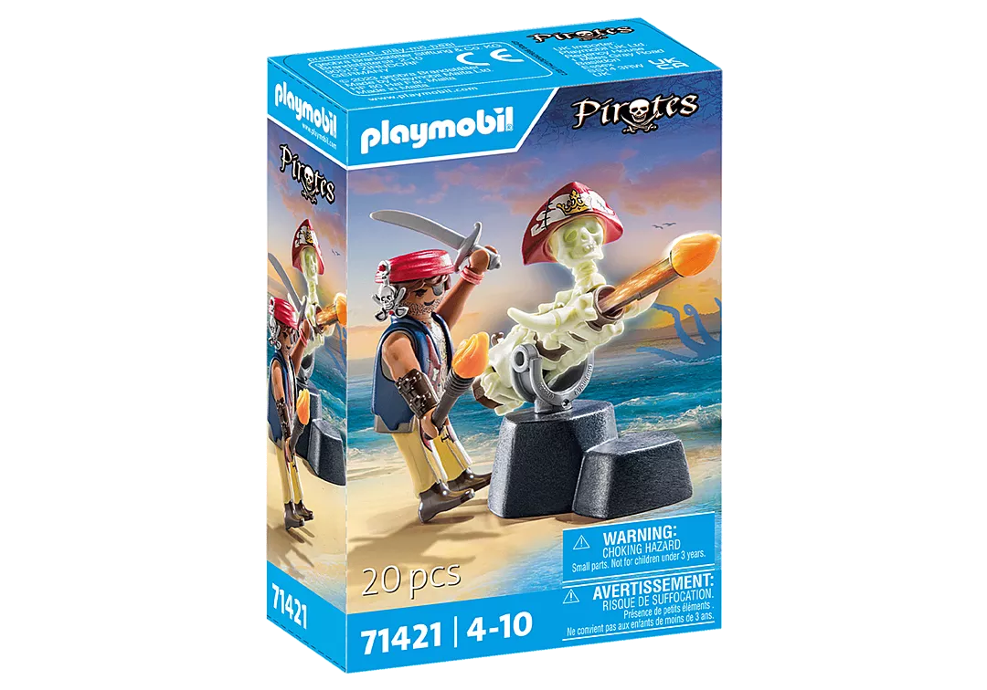Playmobil 71421 Pirates Cannon Master