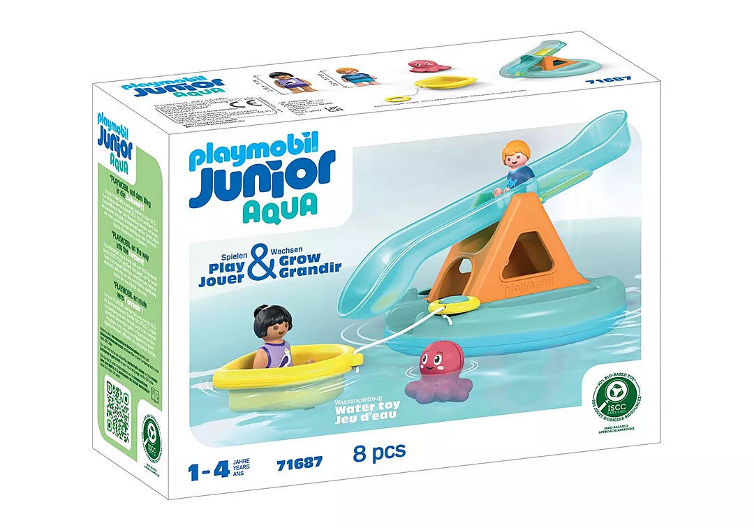 Playmobil 71687 Junior Aqua Uimasaari Vesiliukumäellä