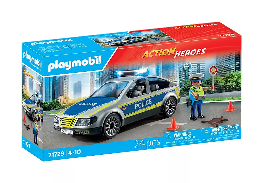 Playmobil Action Heroes 71729 Poliisiauto ja Liikenteenvalvoja