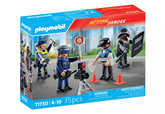 Playmobil Action Heroes 71730 Poliisisetti Neljä Hahmoa