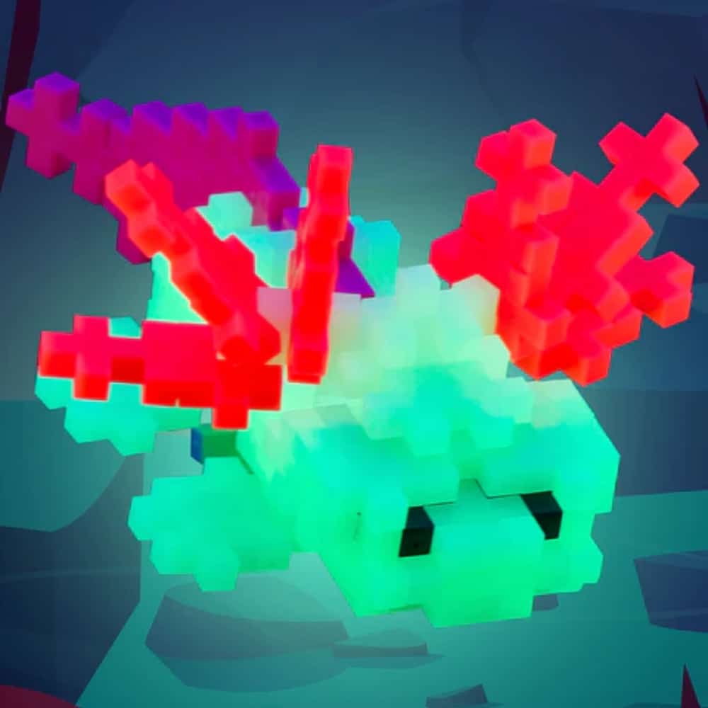 Plus Plus Axolotl Rakennuspalat 100 palaa