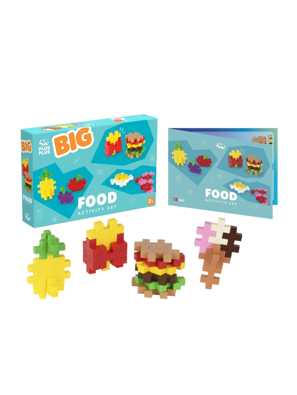 Plus Plus Rakennussarja BIG Learn To Build Ruoka 50 Osaa