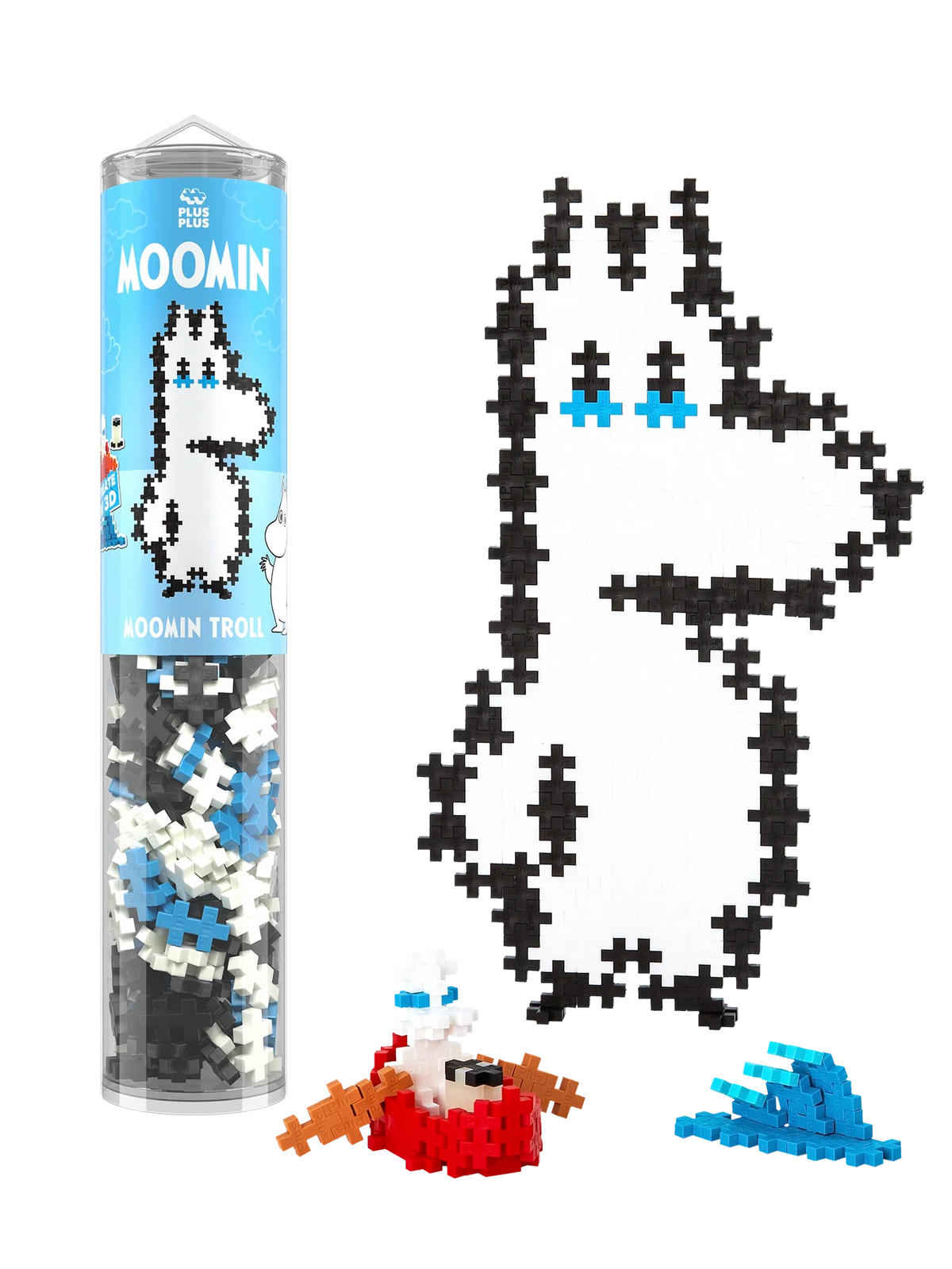 Plus Plus x Moomin Muumipeikko Rakennuspalat 275kpl