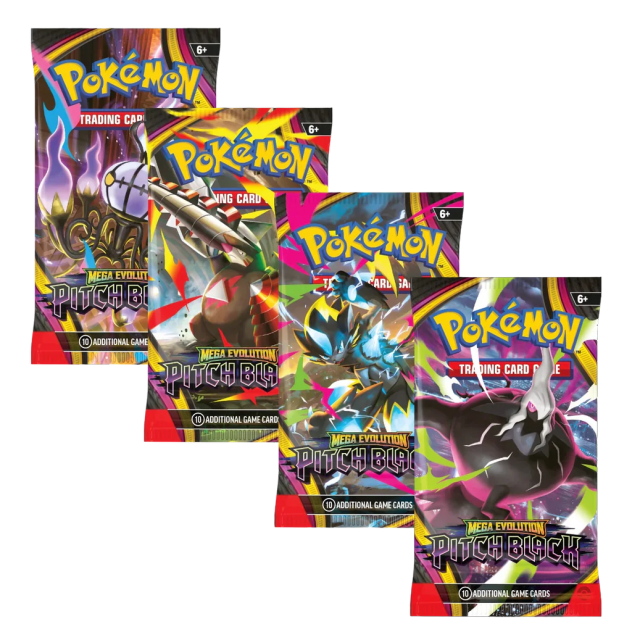 Pokemon Mega Evolution Pitch Black Booster Korttipakka