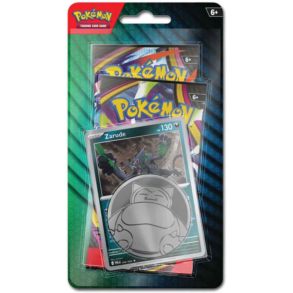 Pokemon Mega Evolution Zarude 2 Pack Blister, Erikoiskortti ja Kolikko