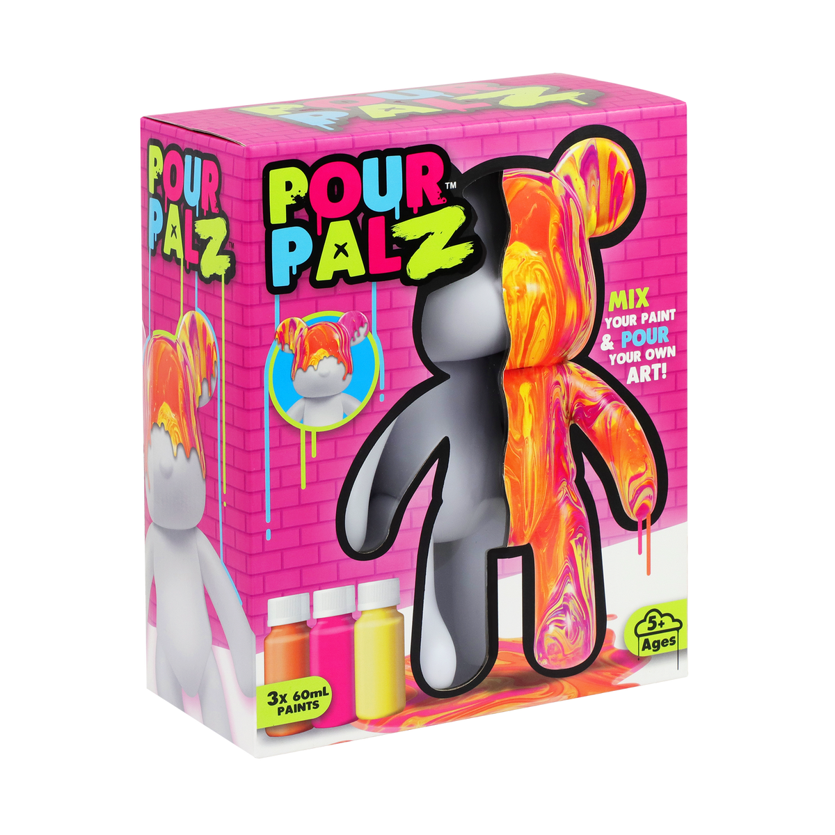 Pour Palz Maalattava Nallekarhu Keräilyhahmo Mango