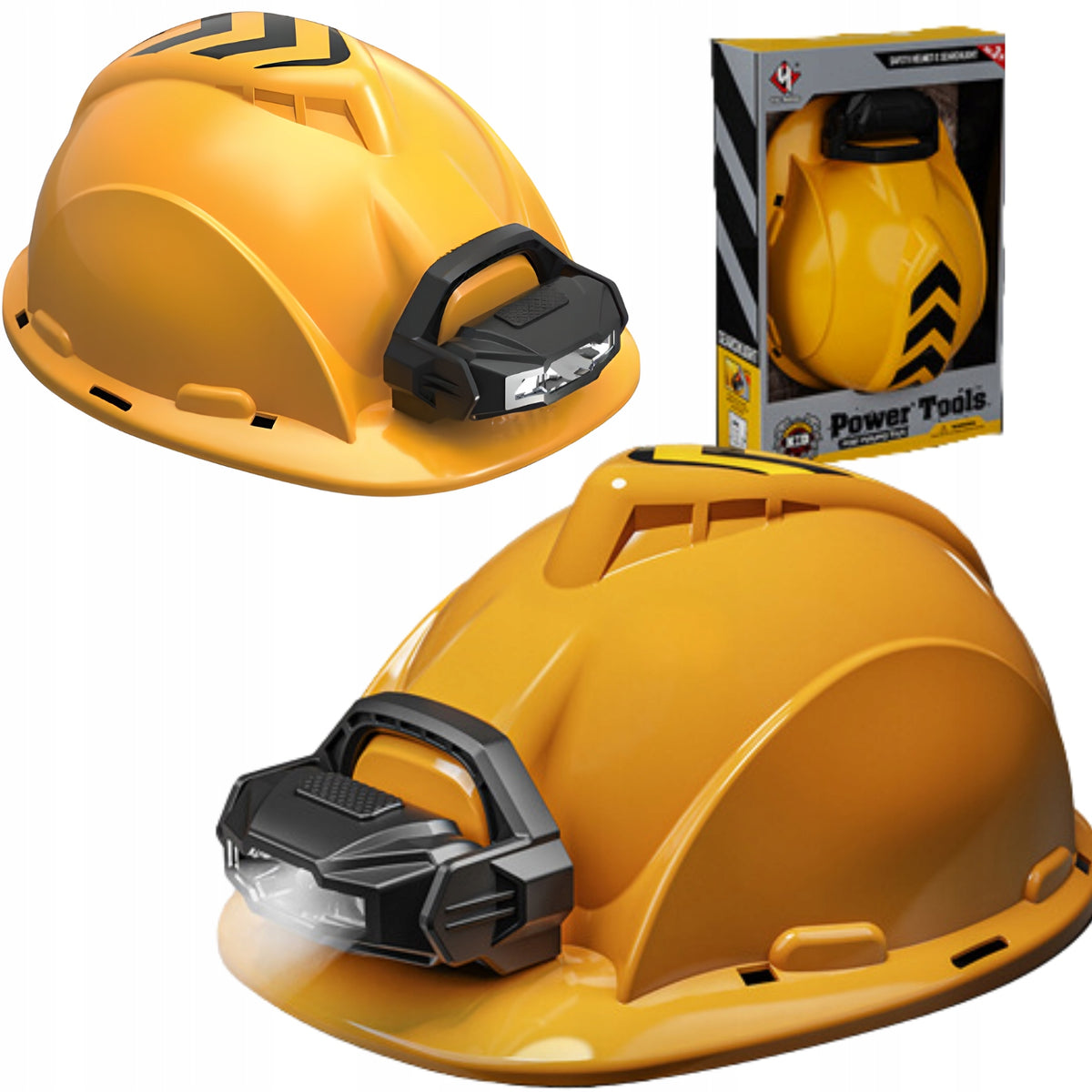 Power Tools Remonttimies Kypärä Valolla