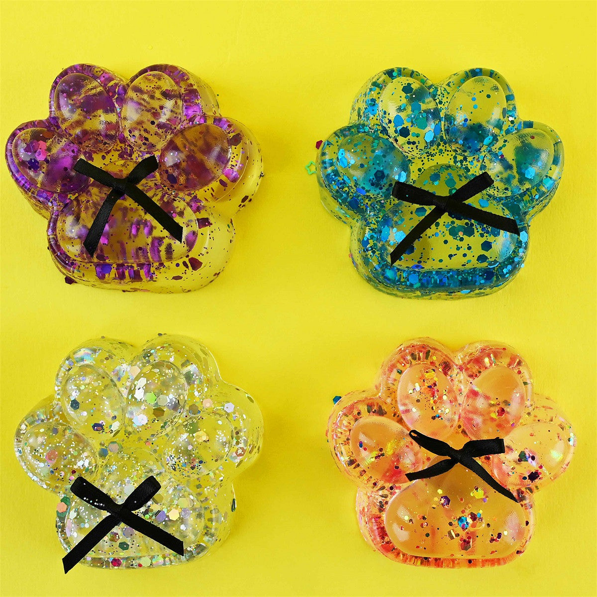 Puristeltava Kissantassu 55g Glitter