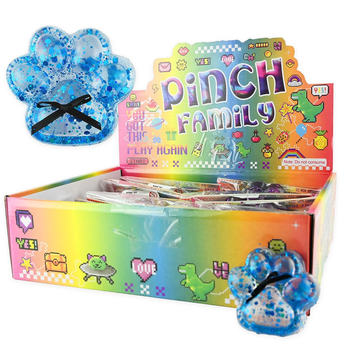 Puristeltava Kissantassu 55g Glitter