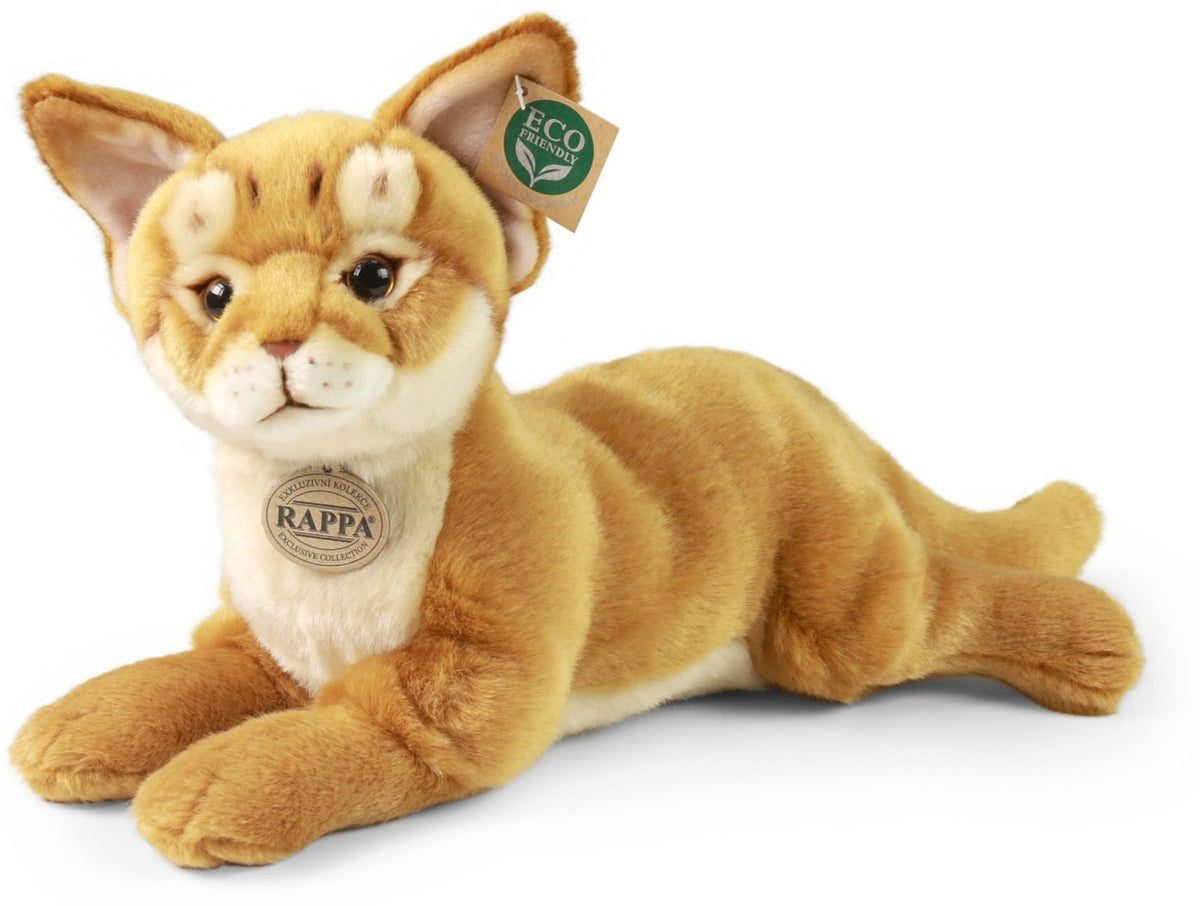 Rappa Eco Friendly Abessinialainen Kissa Pehmolelu Makaava 30cm