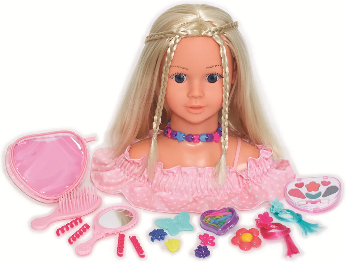 Real Uniq Meikki ja Kampauspää Vaaleatukkainen