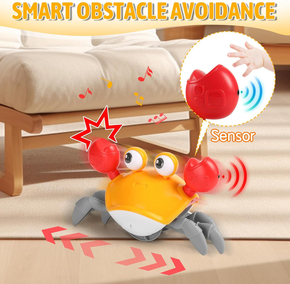 Running Crab Interaktiivinen Rapu