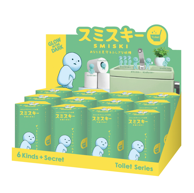 SMISKI Toilet Pimeässä Hohtavat Yllätyshahmot
