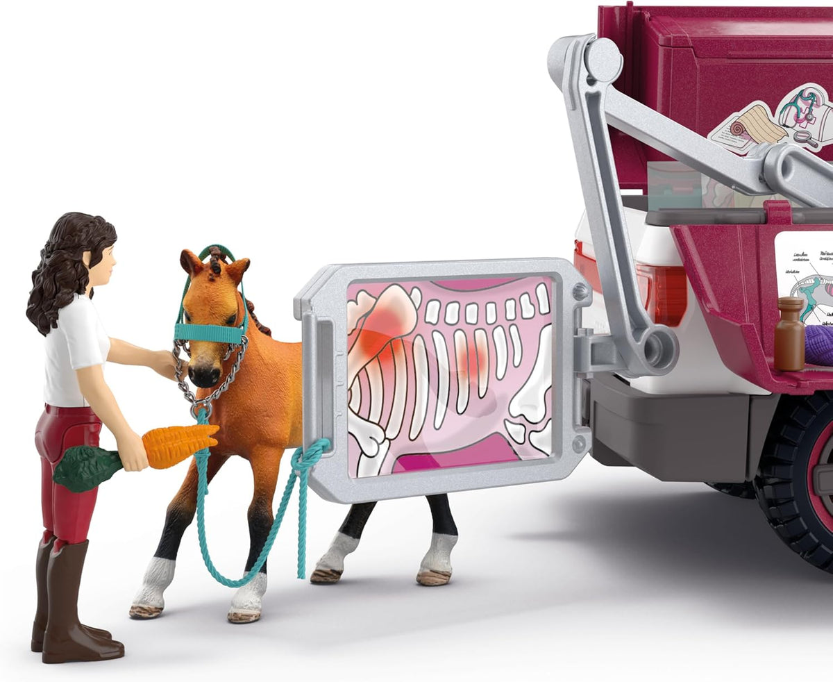 Schleich 42704 Eläinlääkärin Auto ja Traileri