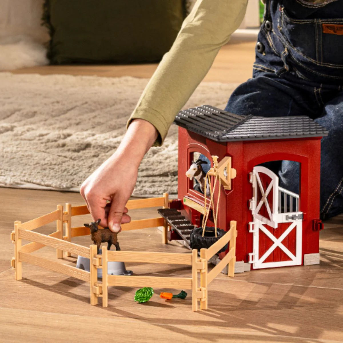 Schleich Farm World 42726 Vuohitalli