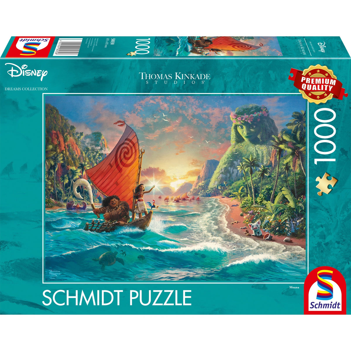 Schmidt Thomas Kinkade 1000 Palan Palapeli Disney Dreams Collection Moana/Vaiana