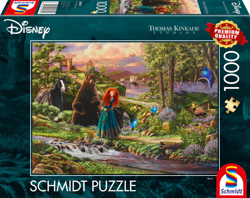 Schmidt Thomas Kinkade 1000 Palan Palapeli Disney Brave Merida