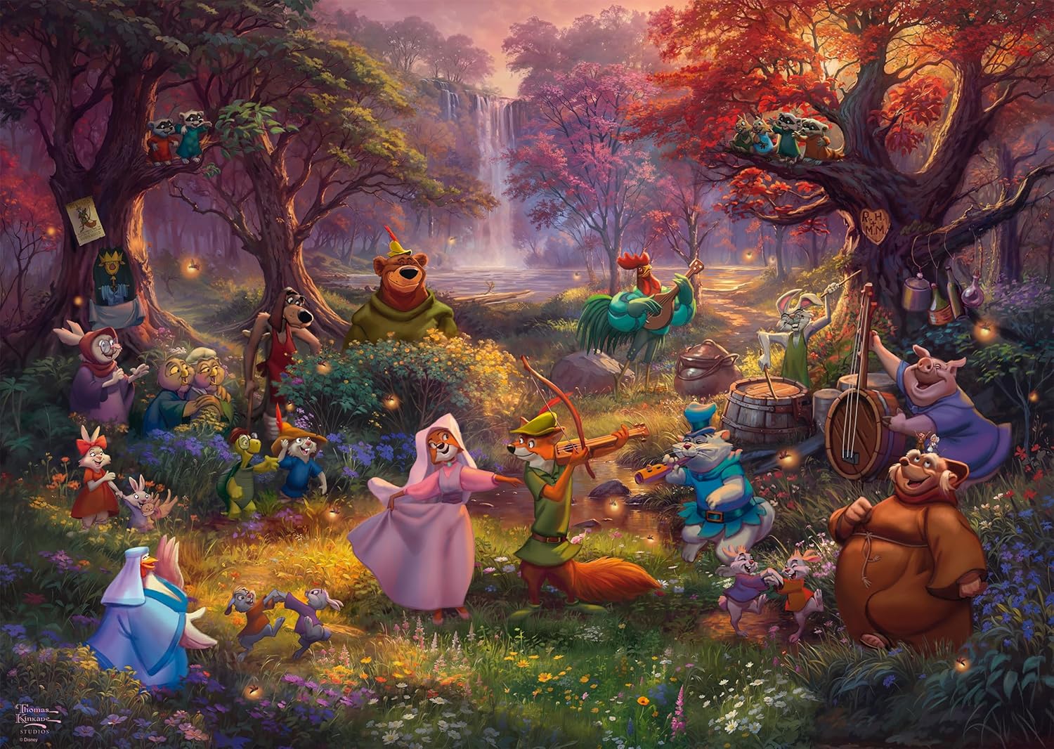 Schmidt Thomas Kinkade 1000 Palan Palapeli Robin Hood