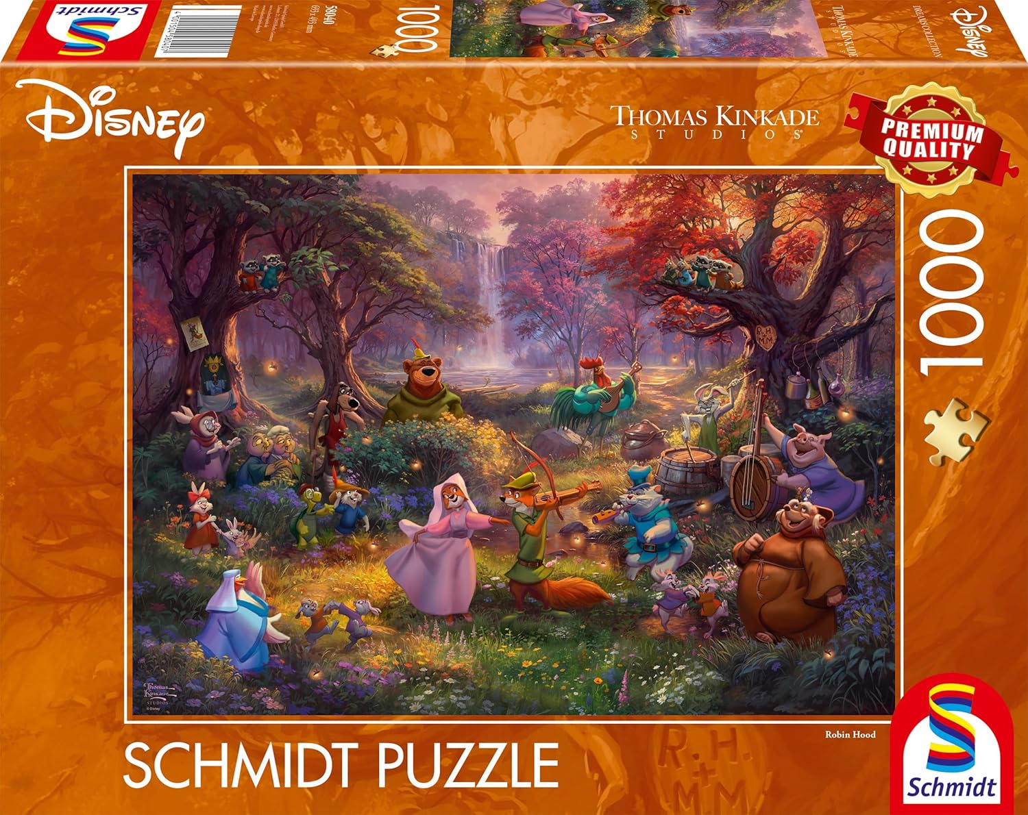 Schmidt Thomas Kinkade 1000 Palan Palapeli Robin Hood