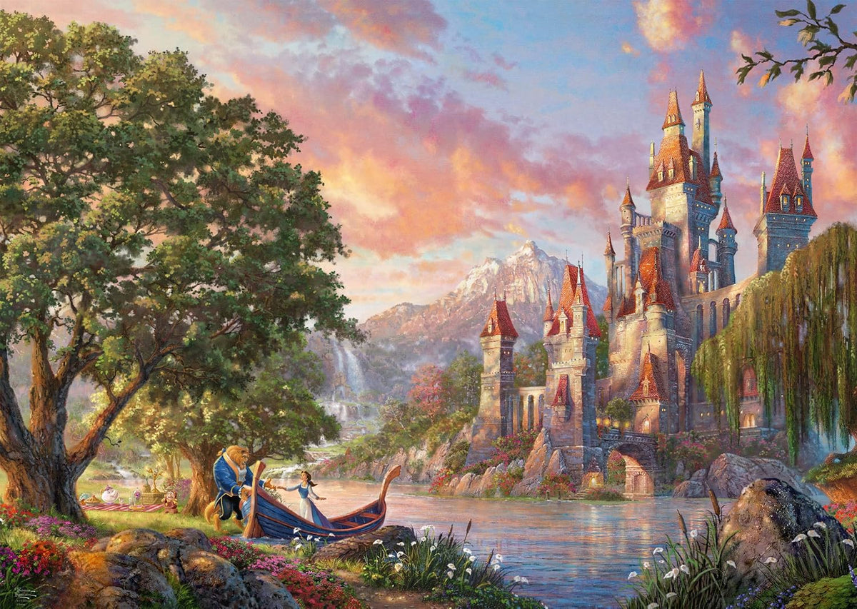Schmidt Thomas Kinkade 3000 Palan Palapeli Disney Belle´s Magical World