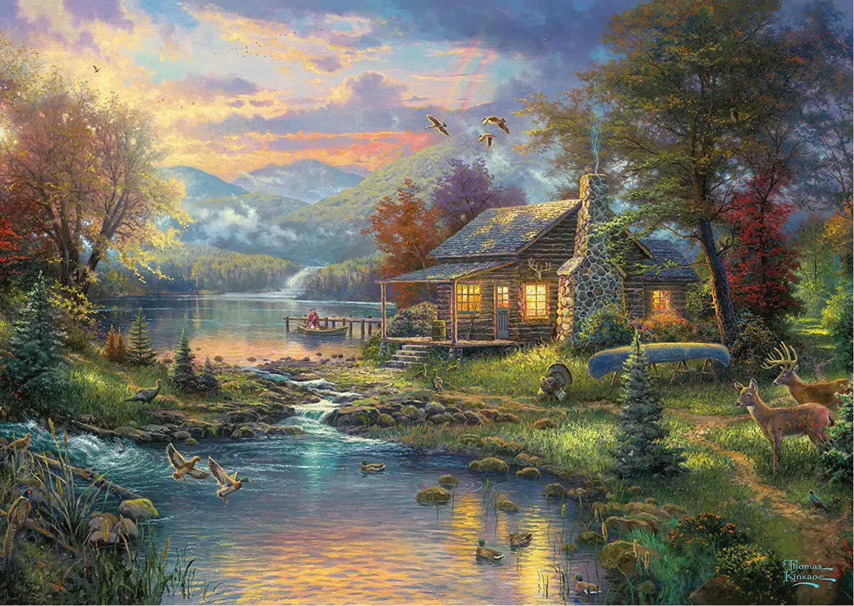 Schmidt Thomas Kinkade 500 Palan Palapeli Natures Paradise