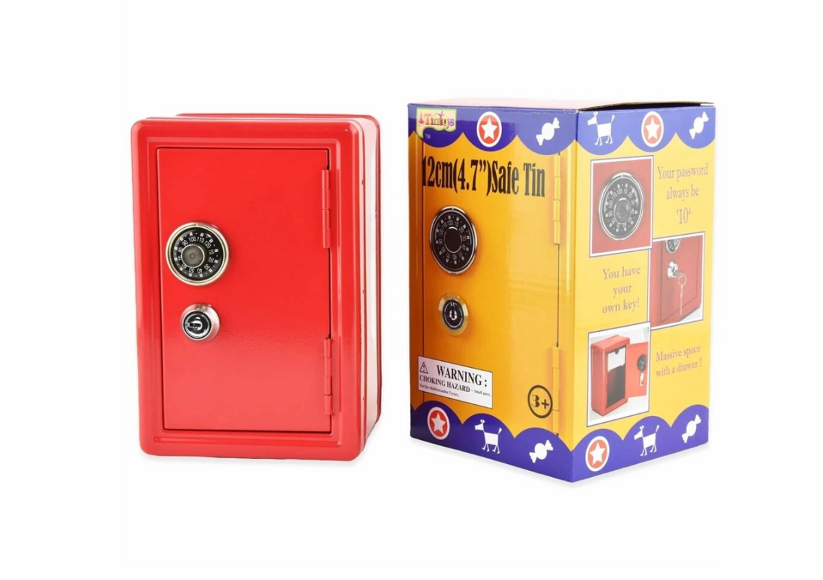 Kassakaappi Safe Bank Punainen