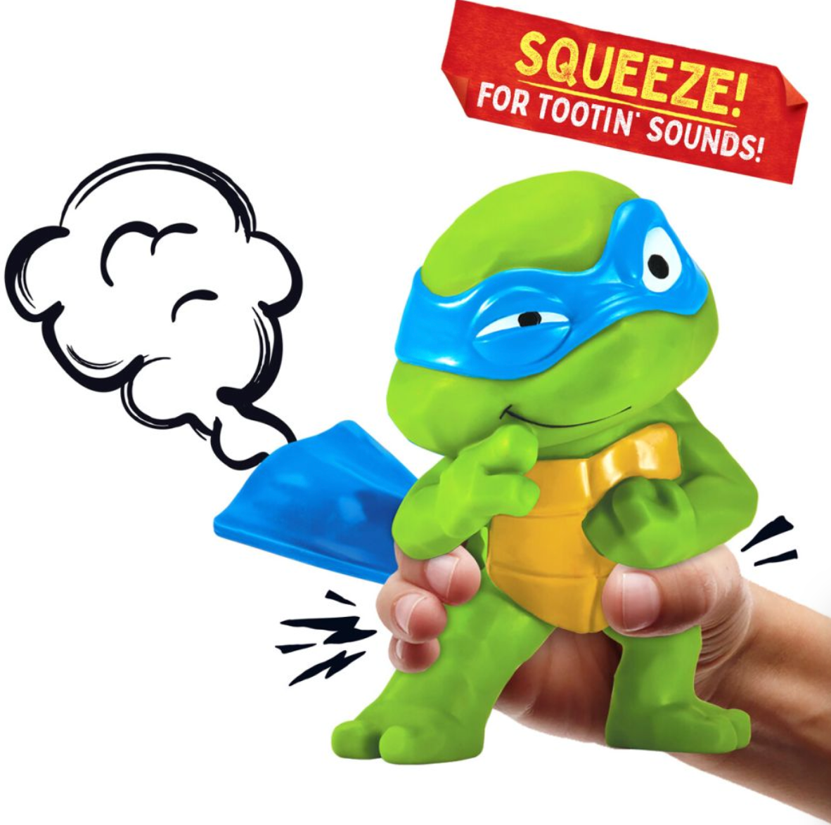 Turtles Tootin' Toddler Piereskelevä Figuuri 12 cm Lajitelma