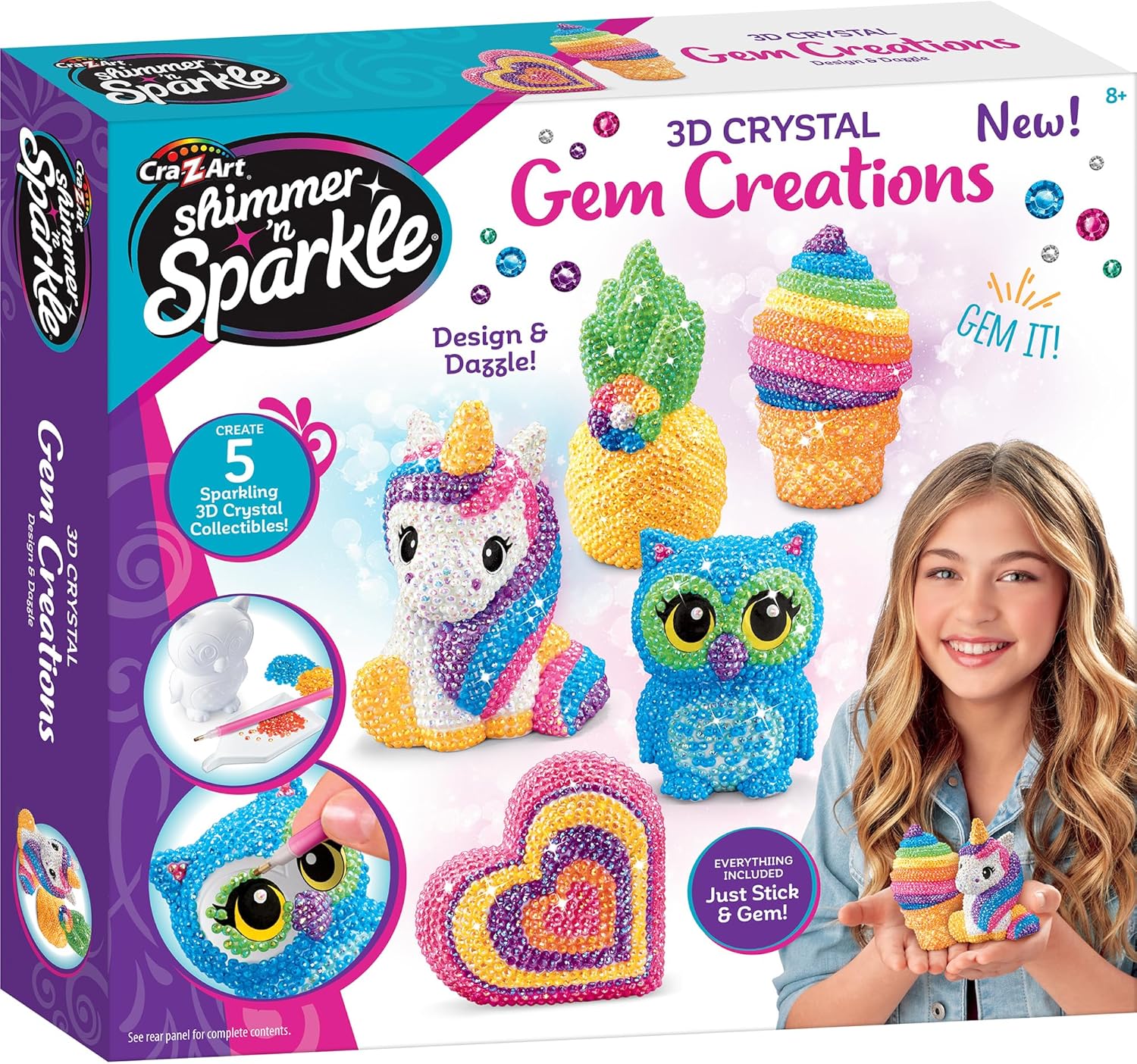 Shimmer 'n Sparkle 3D Timanttityö Figuurit