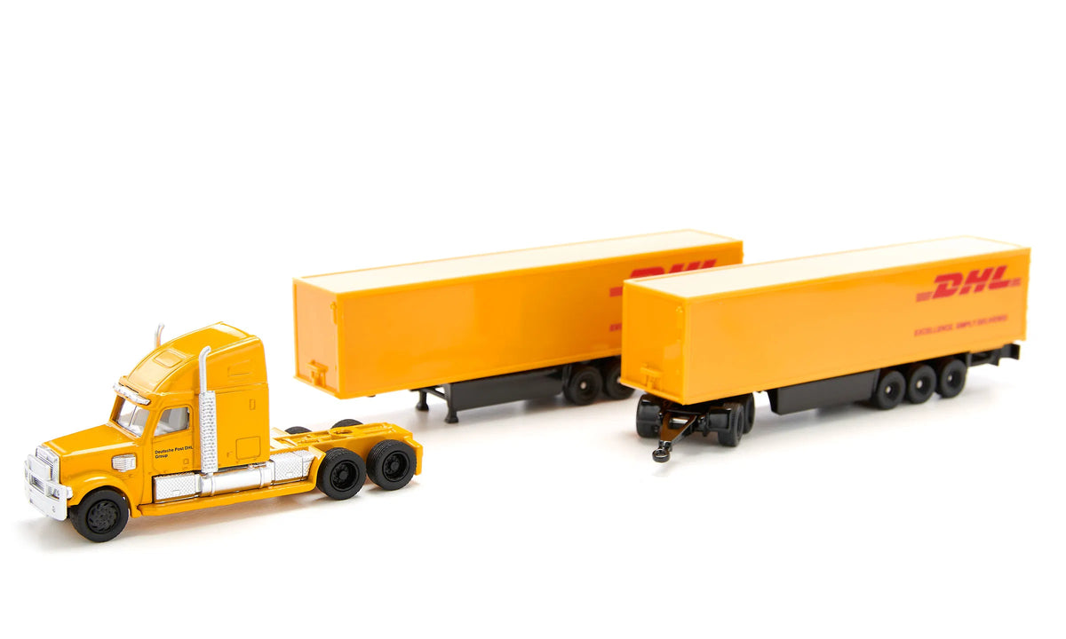 Siku DHL Rekka Kahdella Perävaunulla