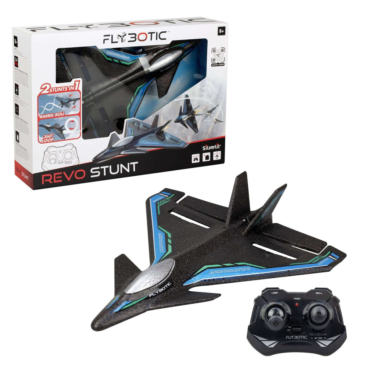 Silverlit Flybotic Revo Stunt 2 in 1 Radio-Ohjattava Lentokone
