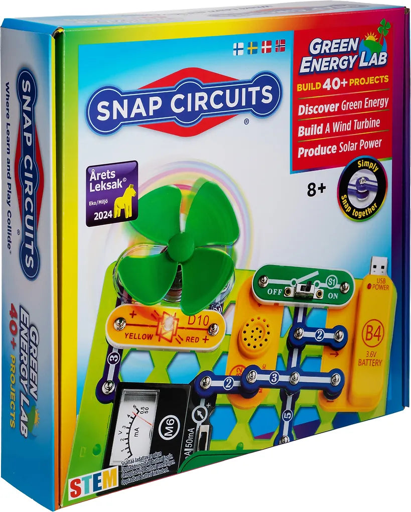 Snap Circuits Green Energy Lab Sähkölaboratorio