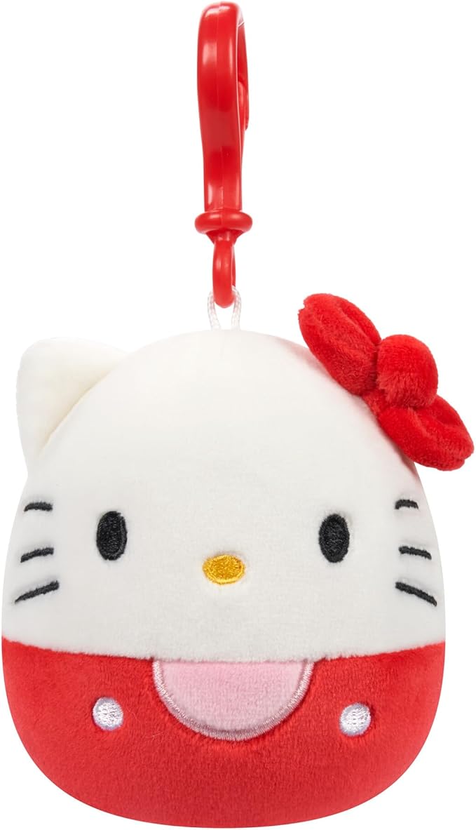 Squishmallows Clip on 9cm Hello Kitty