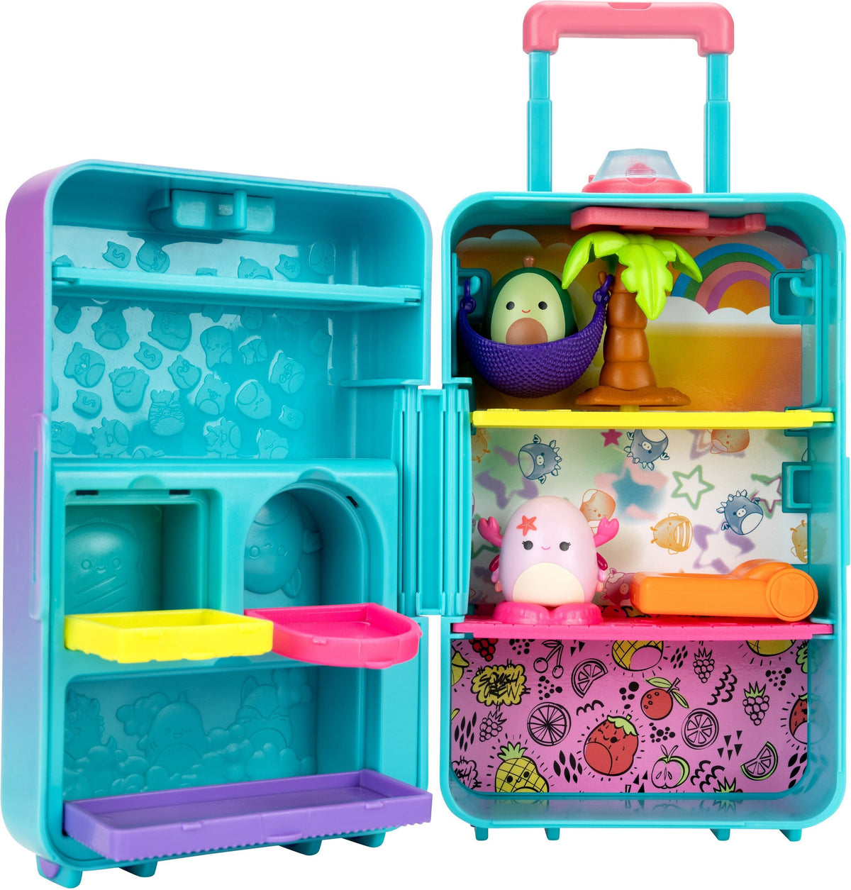 Squishmallows Squish-a-longs Luggage Playset Leikkisetti