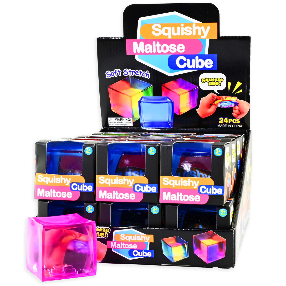 Squishy Maltose Cube Puristeltava Kuutio